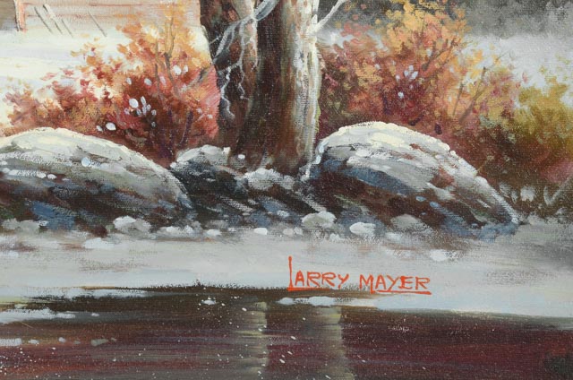 Larry Mayer Original Oil Painting