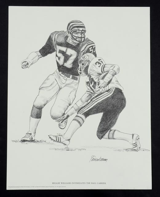 Sixteen 1981 Tanenbaum for Shell Oil Football Prints