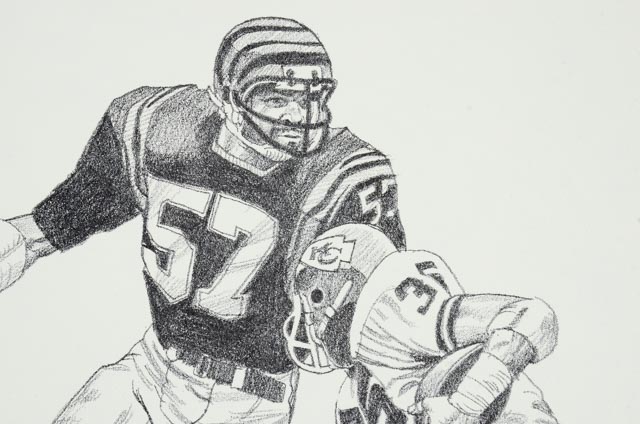 Sixteen 1981 Tanenbaum for Shell Oil Football Prints