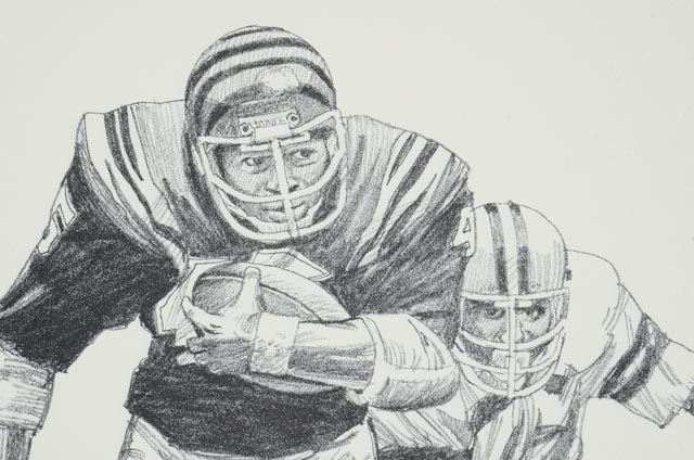 Sixteen 1981 Tanenbaum for Shell Oil Football Prints