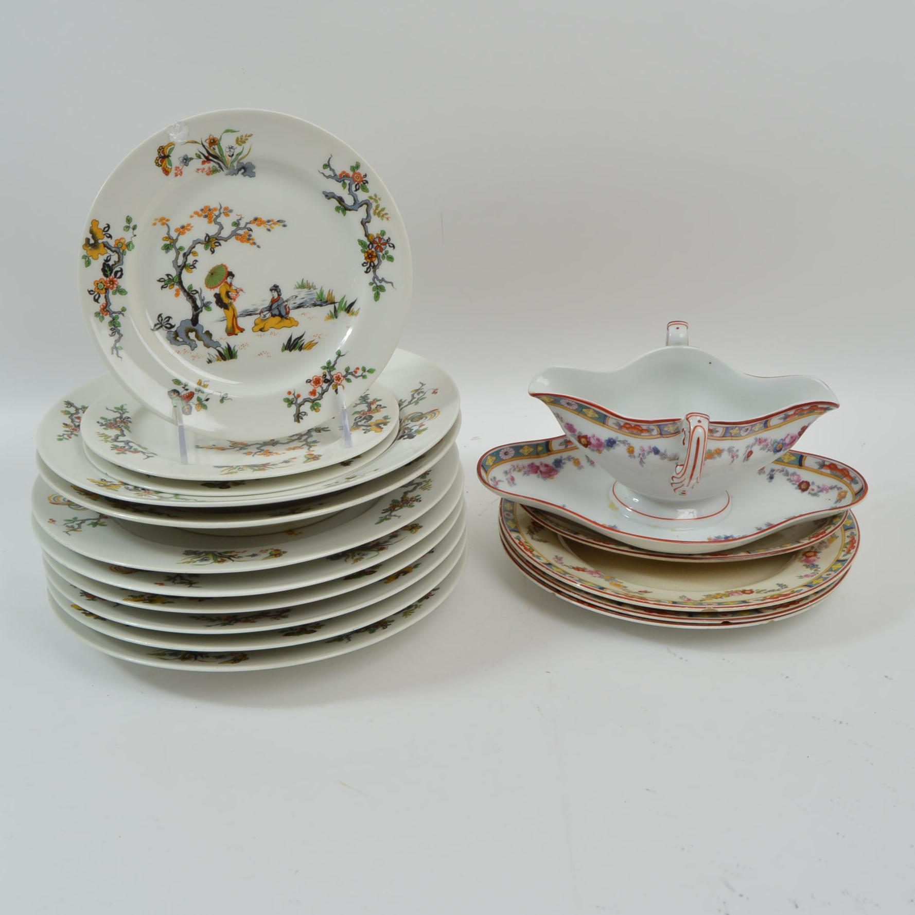 Hand Painted Haviland and Antique Mydit China Dishes