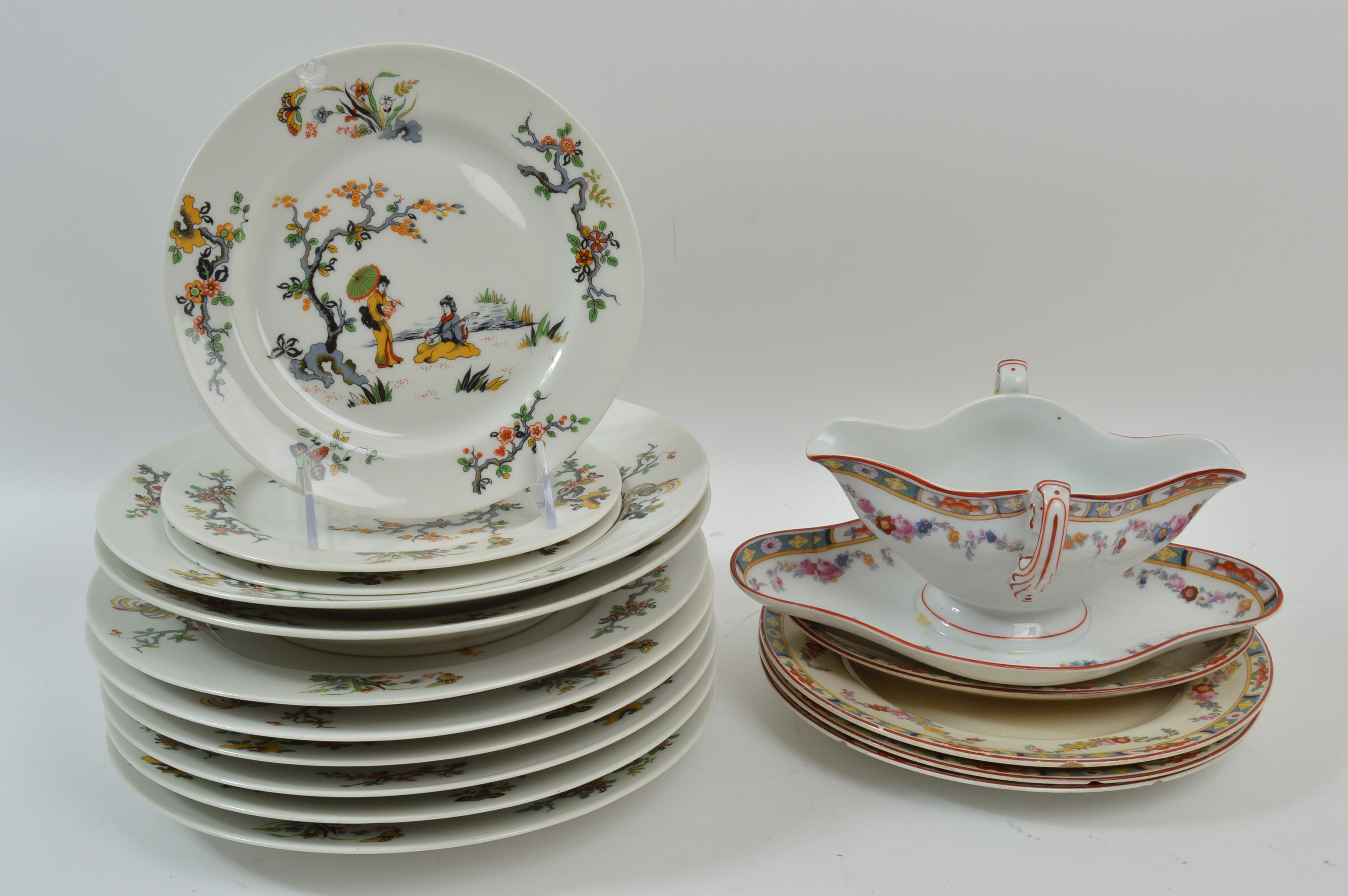 Hand Painted Haviland and Antique Mydit China Dishes