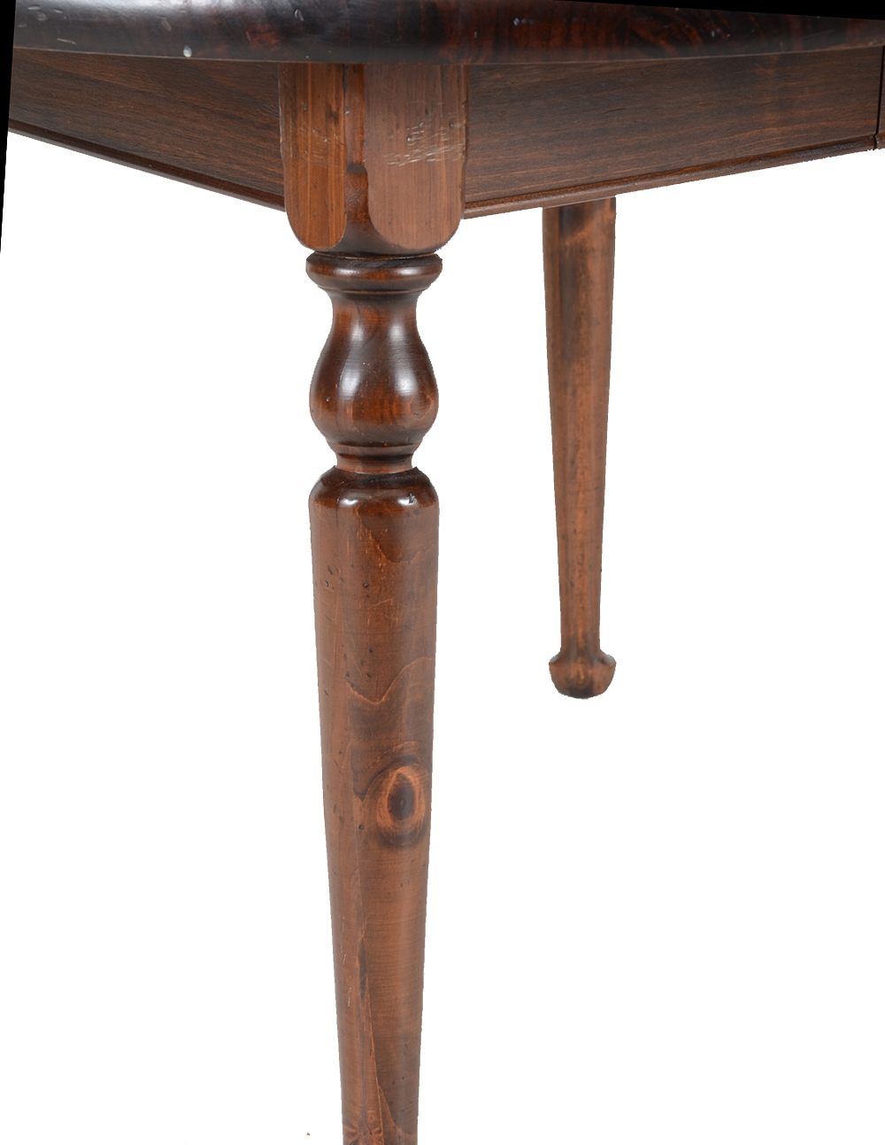 Ethan Allen Round Pine Dining Table