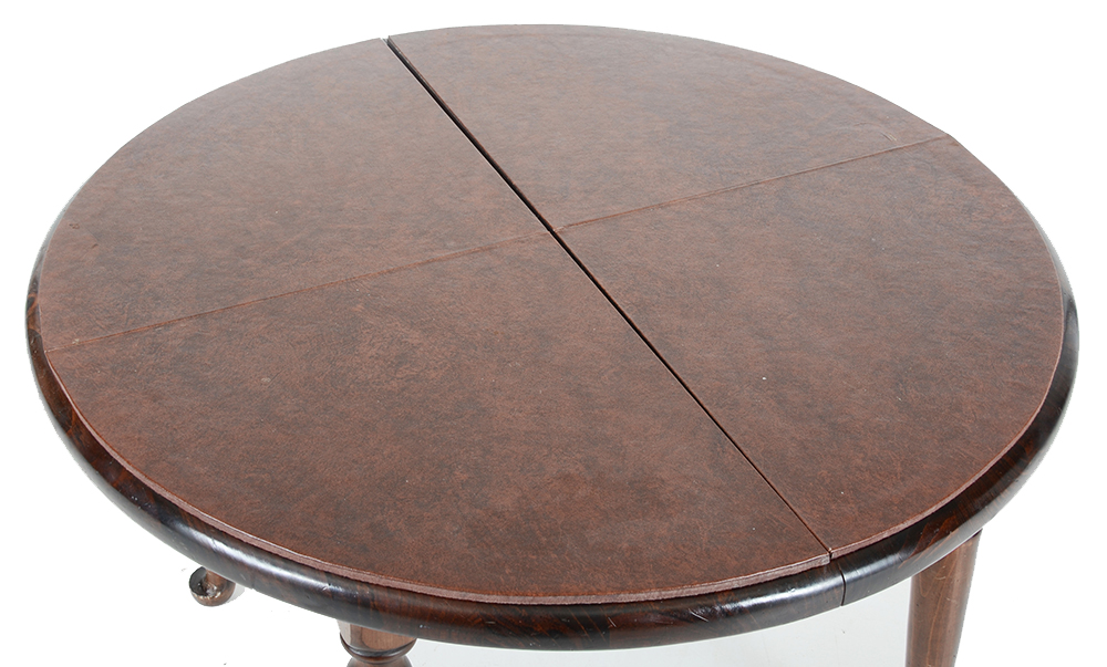 Ethan Allen Round Pine Dining Table