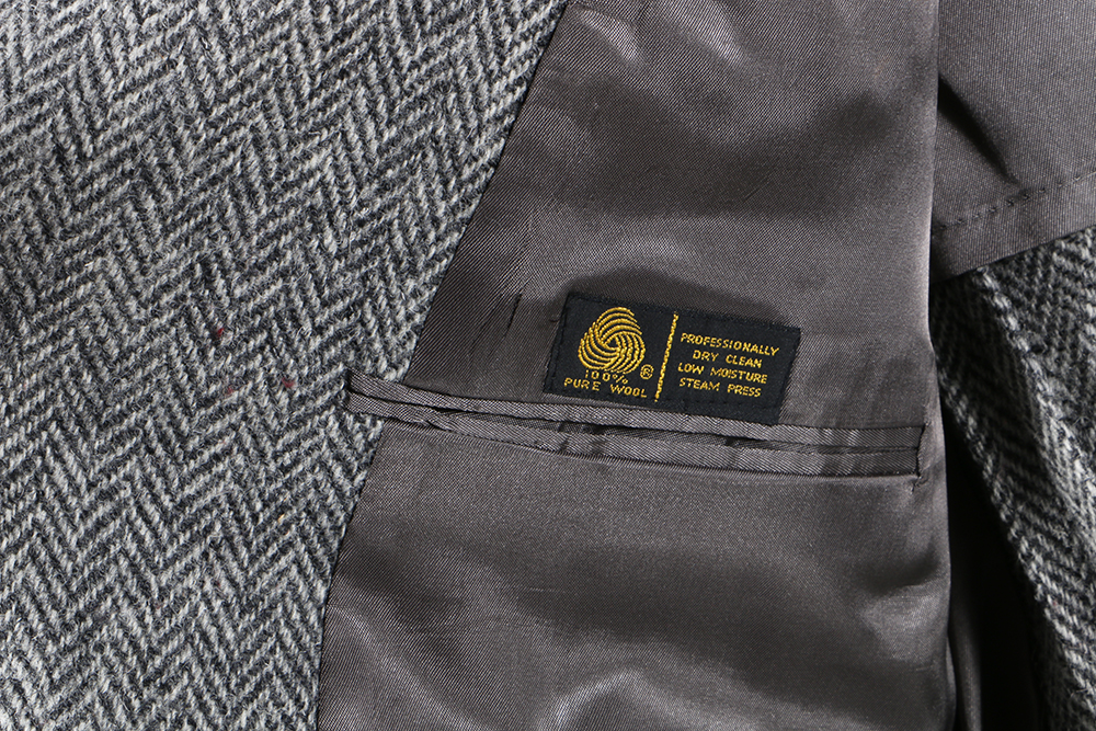 Men's Vintage Sport Coat and Dress Coat including "Harris Tweed "and "London Fog"