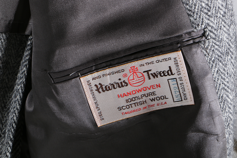 Men's Vintage Sport Coat and Dress Coat including "Harris Tweed "and "London Fog"