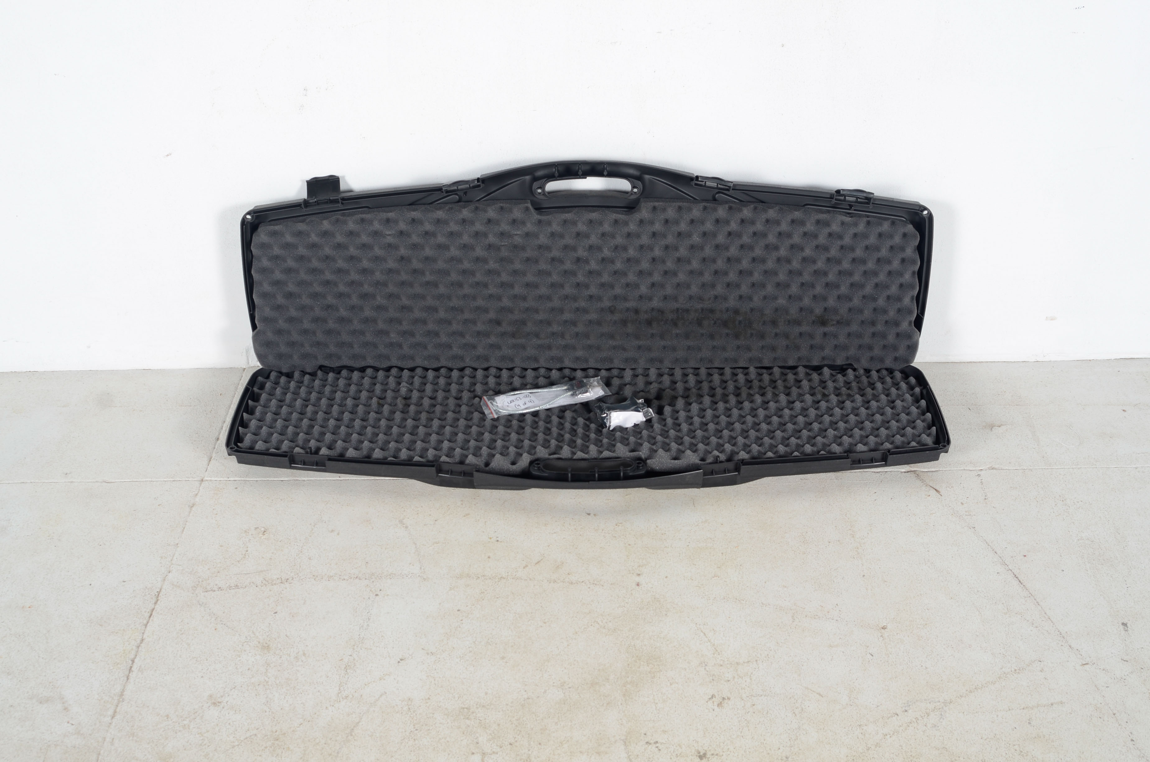 Bushmaster Rifle Case with Eagle Industries Military Tactical Plate Vest and Gun Locks