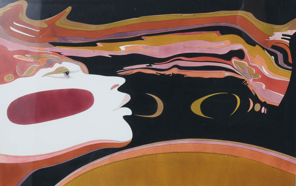 John Luke Eastman Signed Gouache on Paper