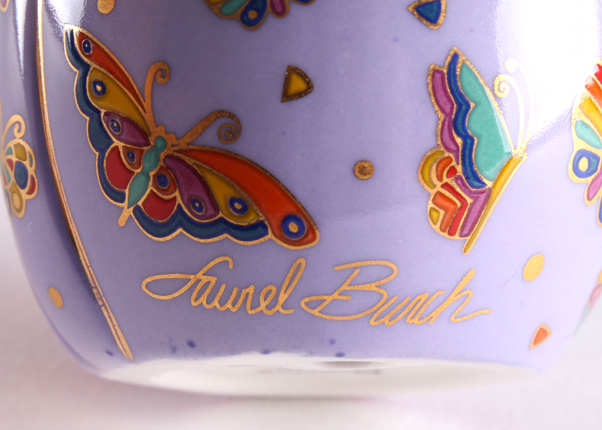 Laurel Burch "Floating Feline" Feline Egg by Franklin Mint