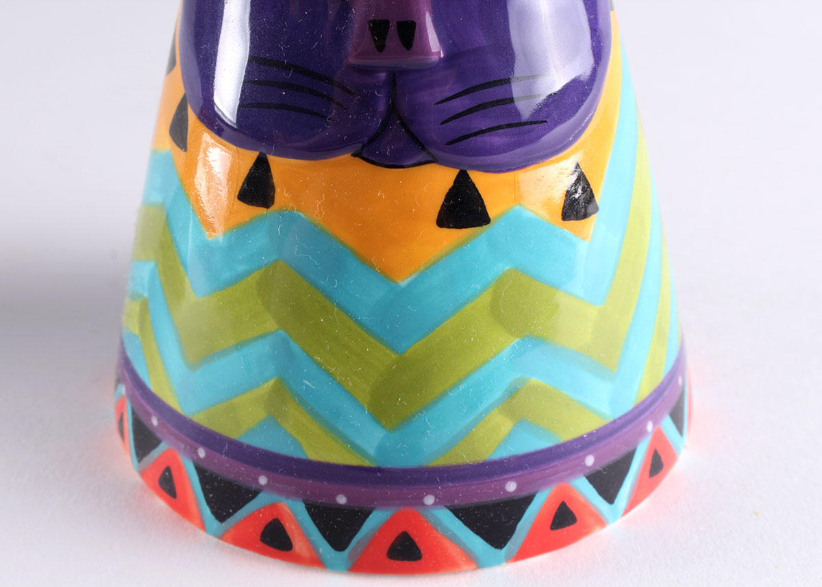 Laurel Burch Ceramic Candle Holders and Coffee Table Book