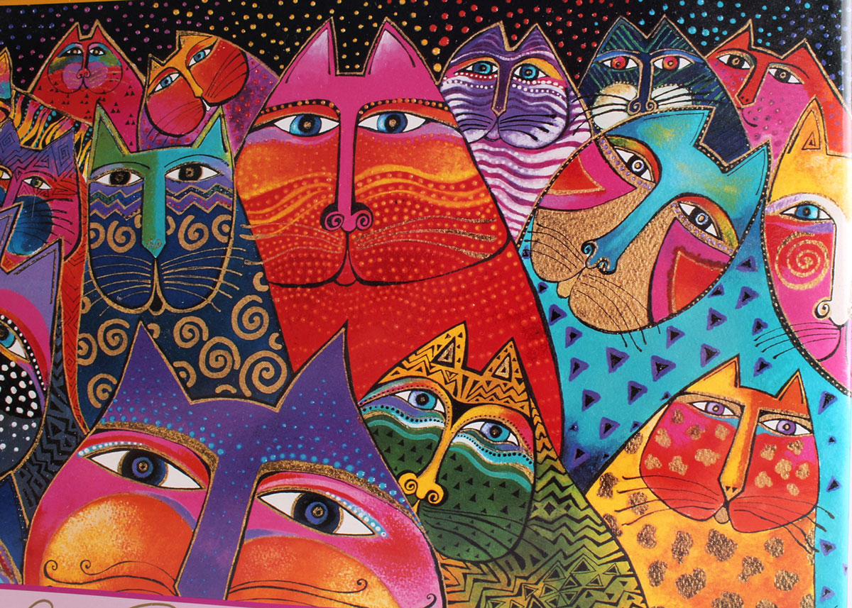 Laurel Burch Ceramic Candle Holders and Coffee Table Book