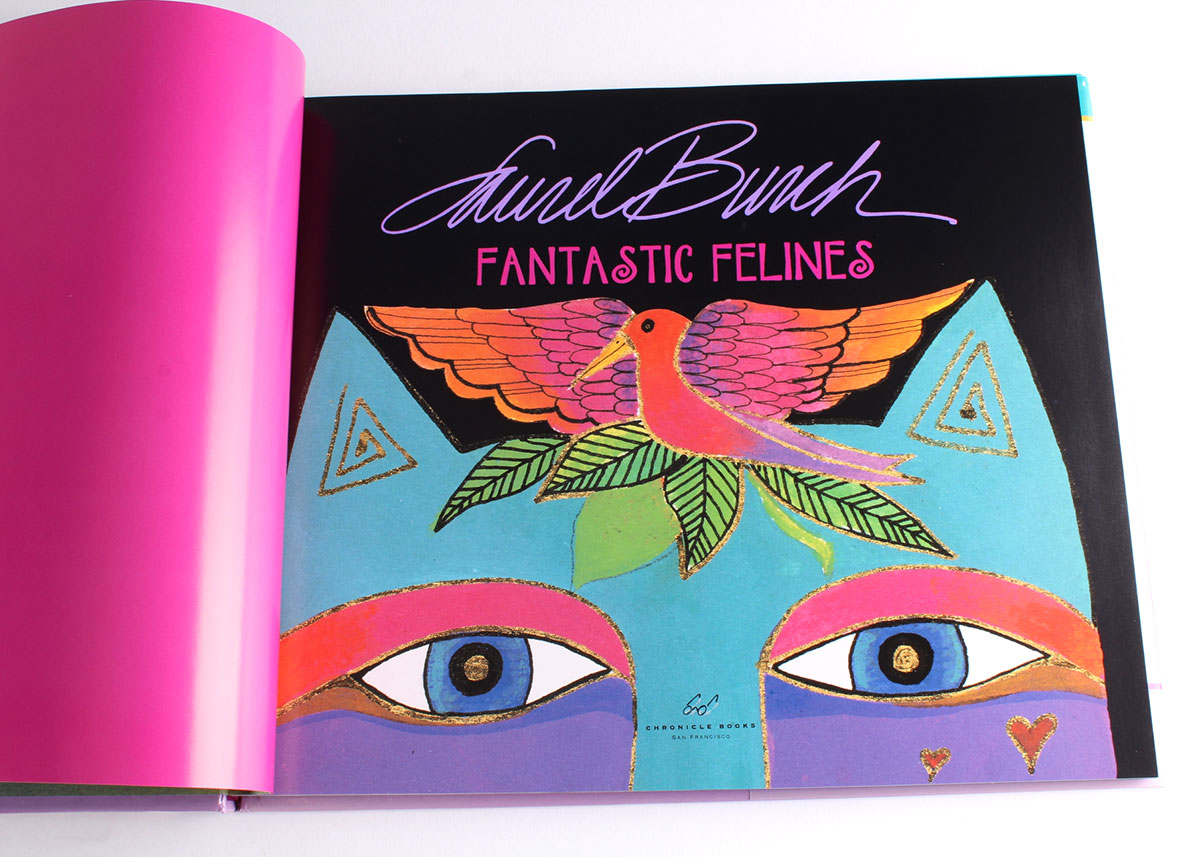 Laurel Burch Ceramic Candle Holders and Coffee Table Book