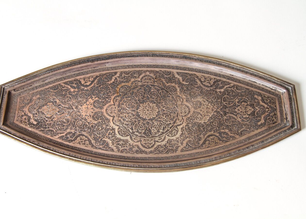 Antique Vartan Persian .875 Silver Platter