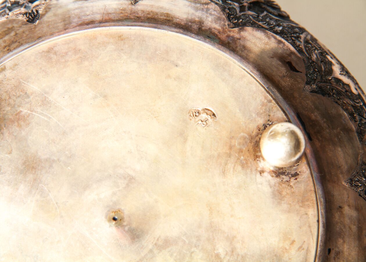 Persian .875 Silver Flower Frog