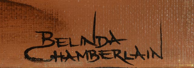 Belinda Chamberlain Original Oil Painting "Beach: Under the Sun"