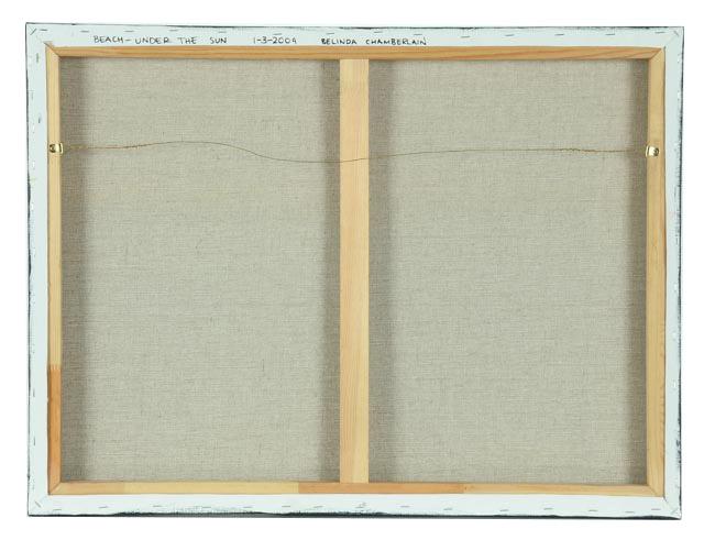 Belinda Chamberlain Original Oil Painting "Beach: Under the Sun"