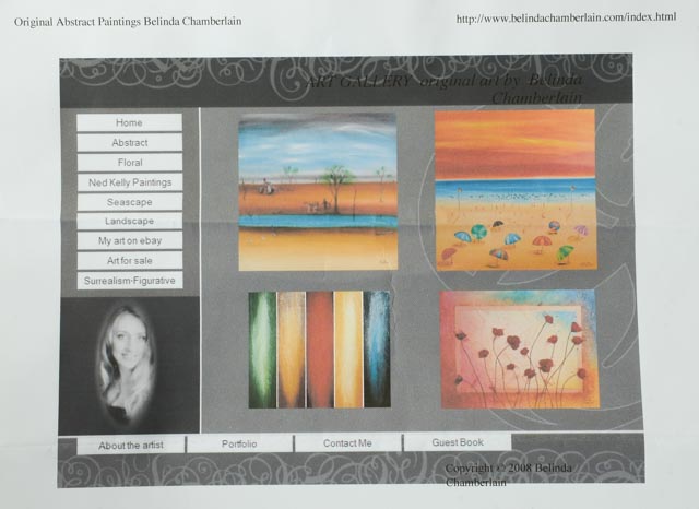 Belinda Chamberlain Original Oil Painting "Beach: Under the Sun"