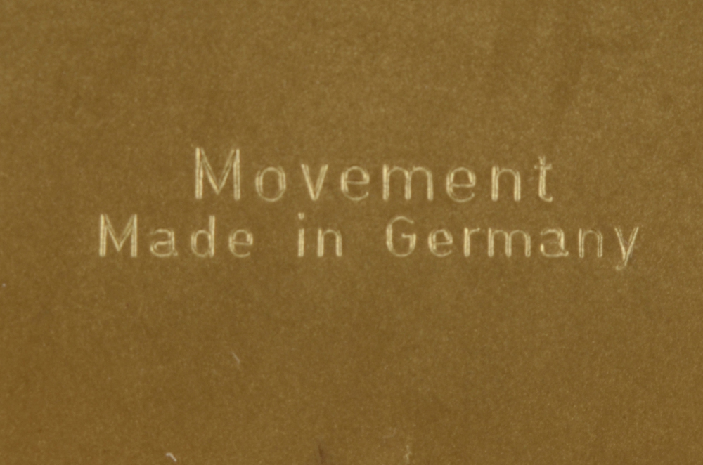 Vintage Syroco 8-Day Jeweled Wall Clock