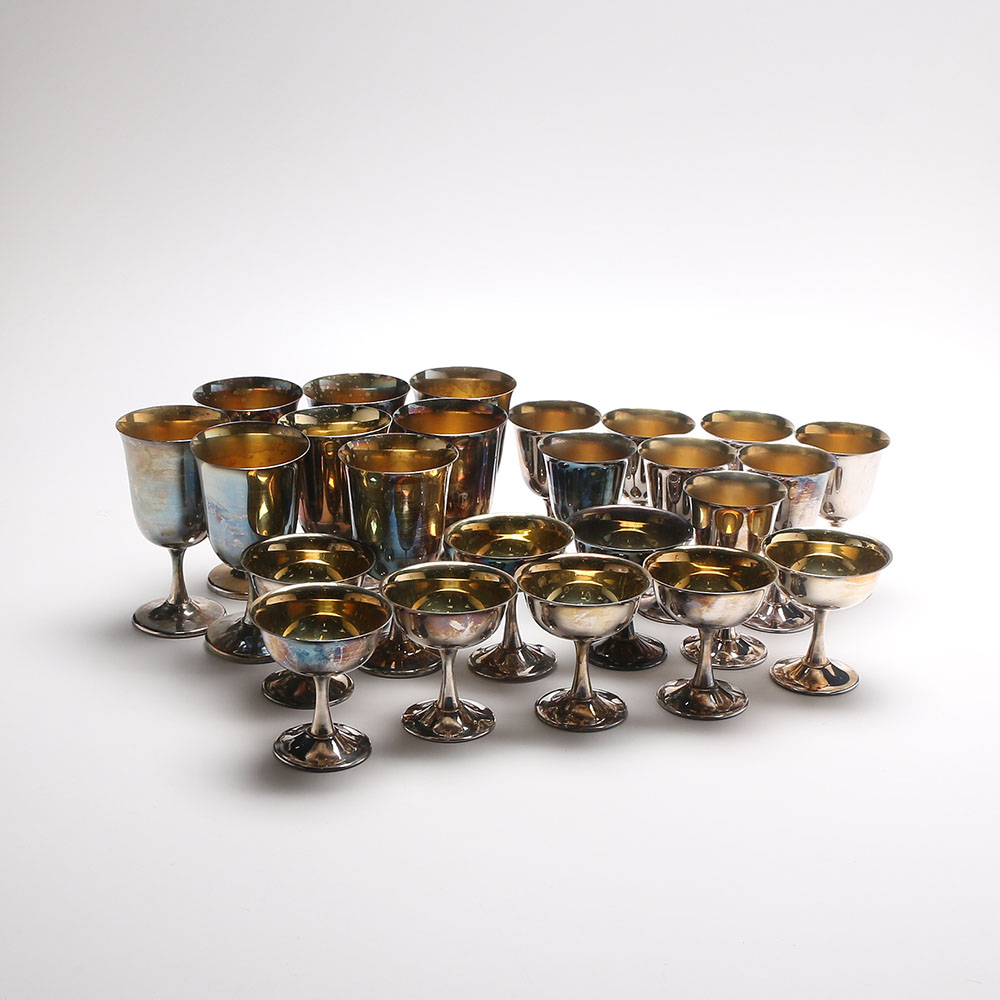 Sheridan Silver Plate Goblets