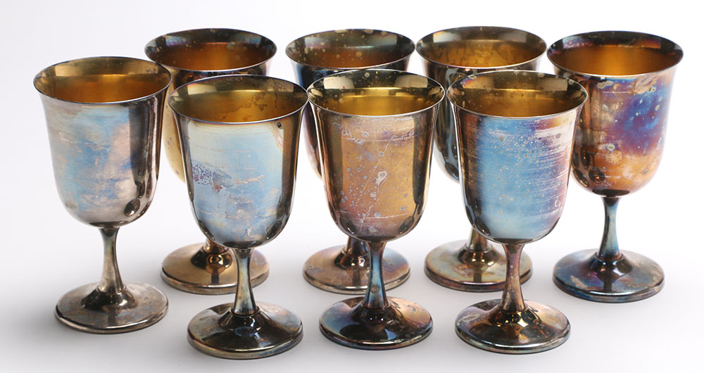 Sheridan Silver Plate Goblets