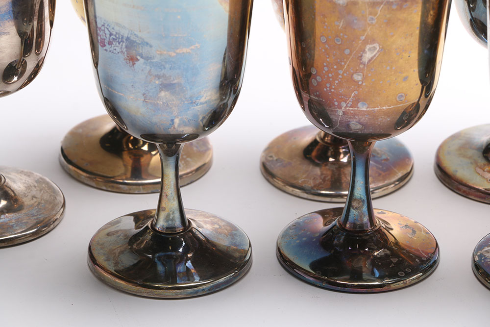 Sheridan Silver Plate Goblets