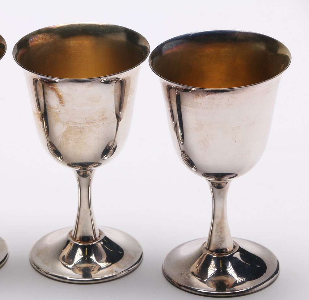 Sheridan Silver Plate Goblets