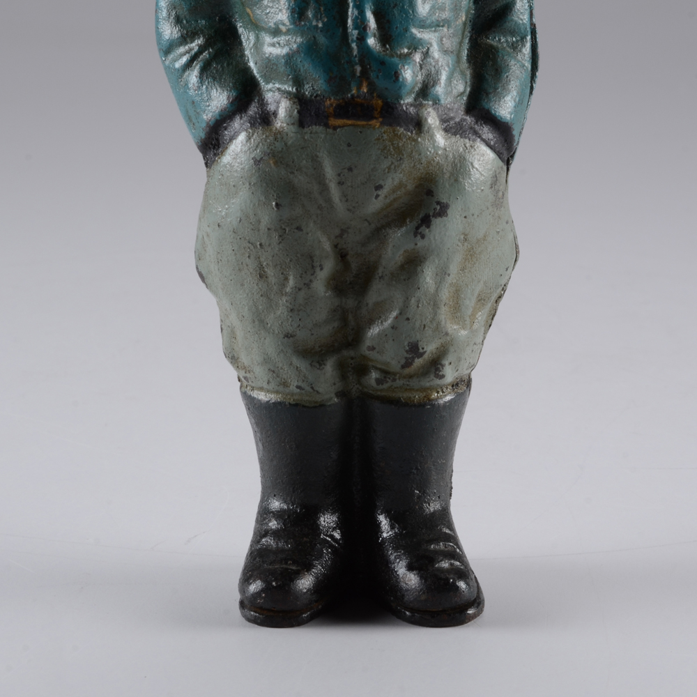 WWI Era Doughboy Figural Cast Iron Bank