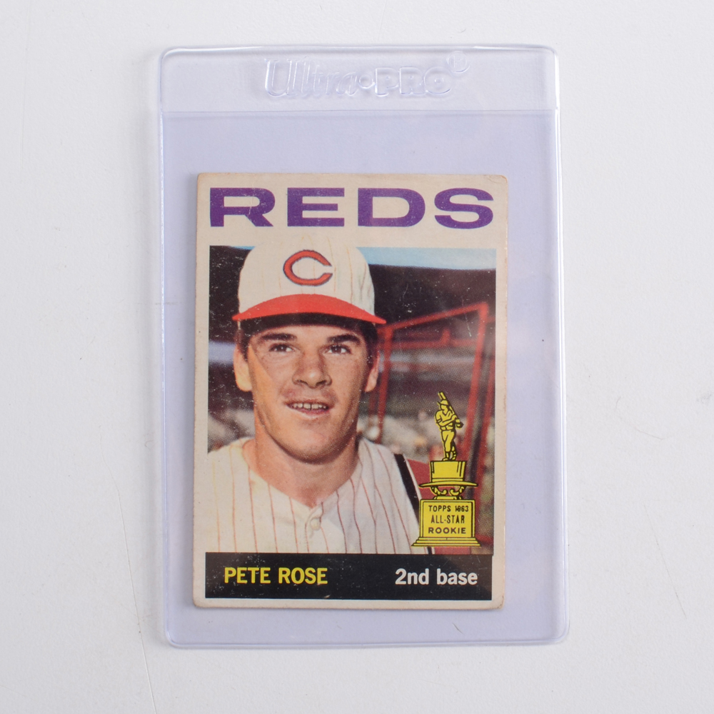 1964 Pete Rose Cincinnati Reds Topps Baseball Card