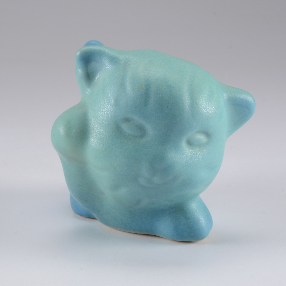 Set of Cat Figurines from Van Briggle Pottery