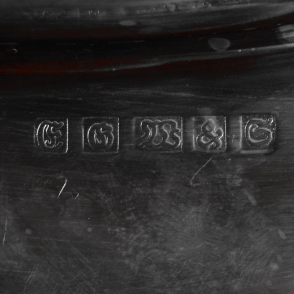 Collection of Silver Plate Platters and Butter Knife