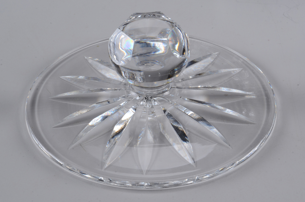 Collection of Waterford "Lismore" Crystal Including Barrel Biscuit Jar