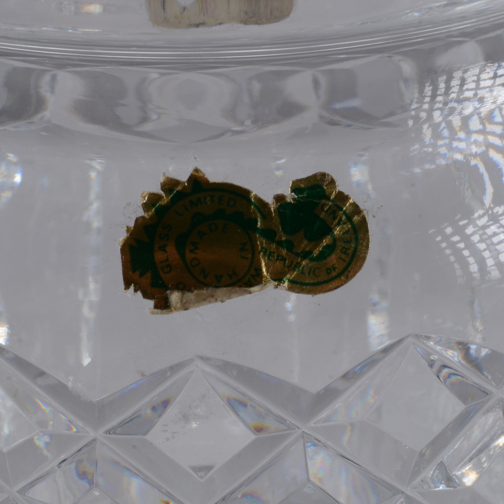 Collection of Waterford "Lismore" Crystal Including Barrel Biscuit Jar