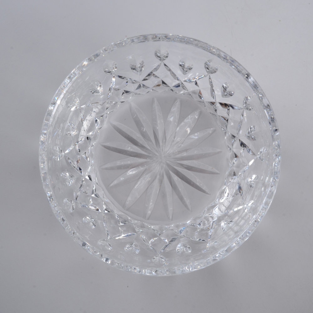 Collection of Waterford "Lismore" Crystal Including Barrel Biscuit Jar