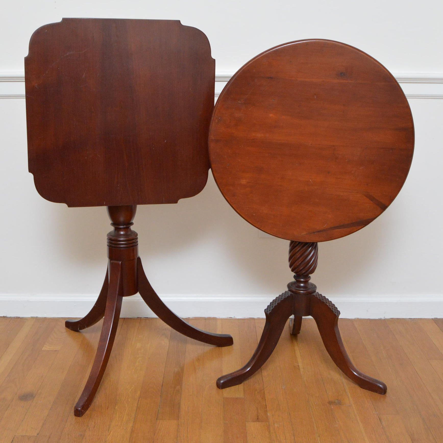 Wooden Folding Pedestal Tables