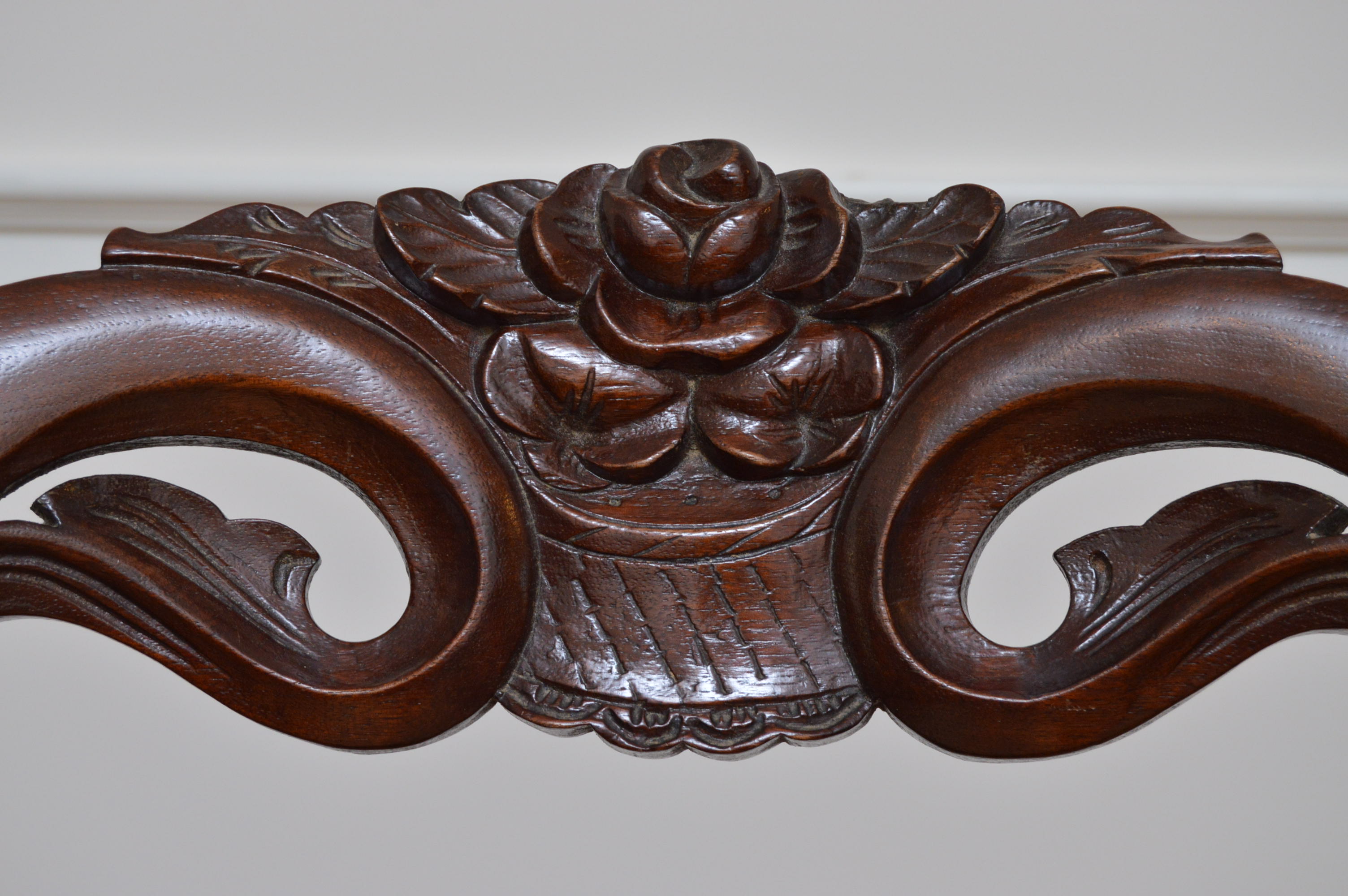 Mahogany Needlepoint Chairs