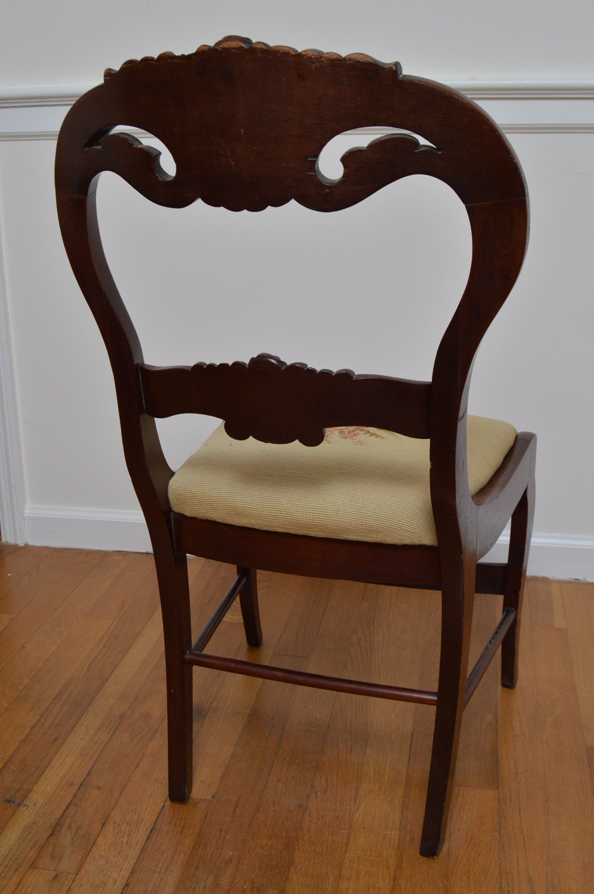 Mahogany Needlepoint Chairs