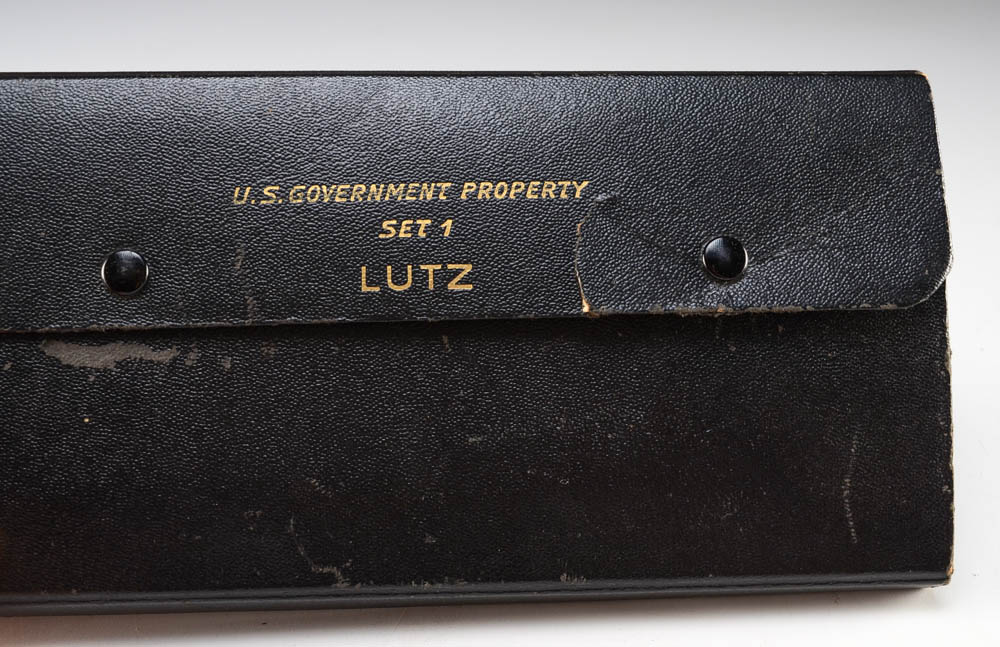 A Vintage "Empire" Typewriter and Drafting Tool Kits