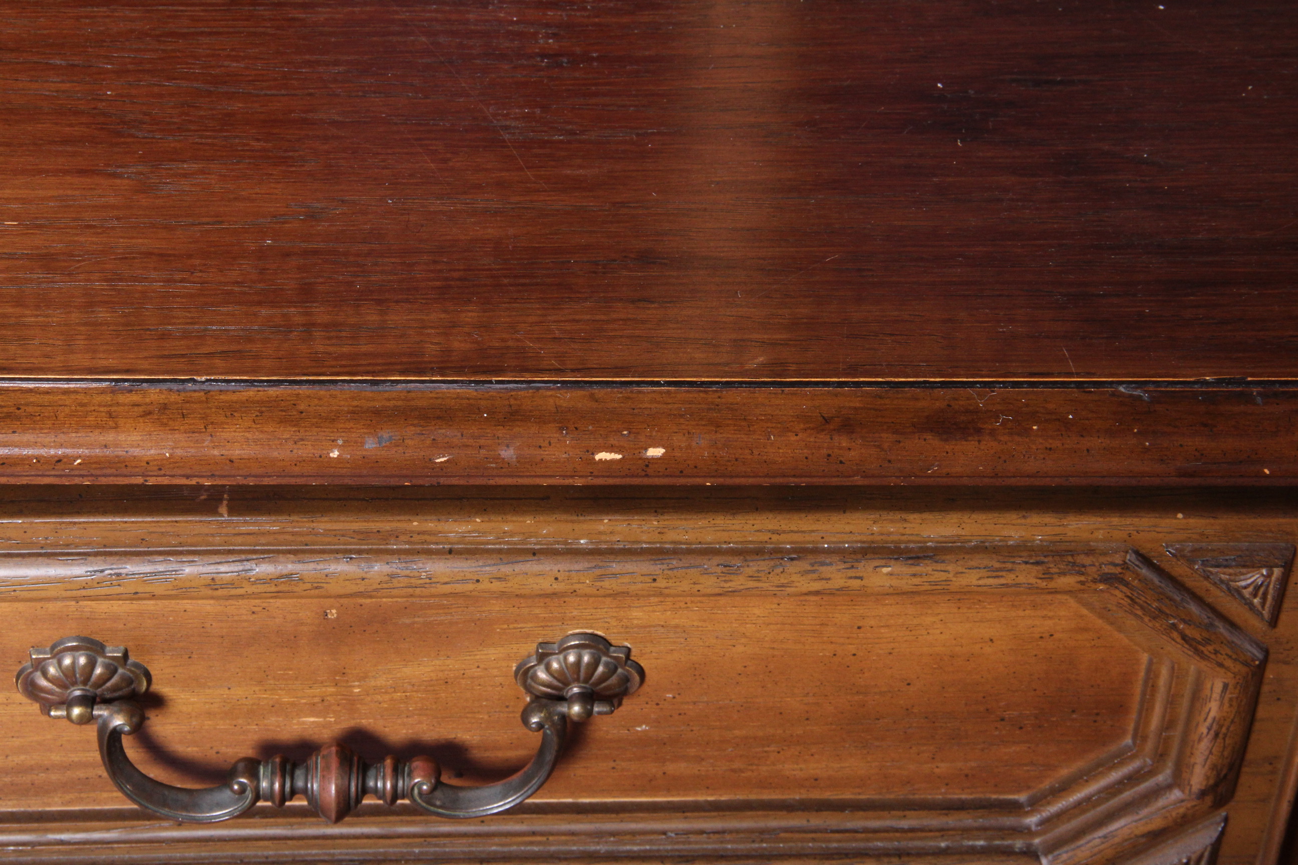 Vintage Bassett Furniture Walnut Dresser