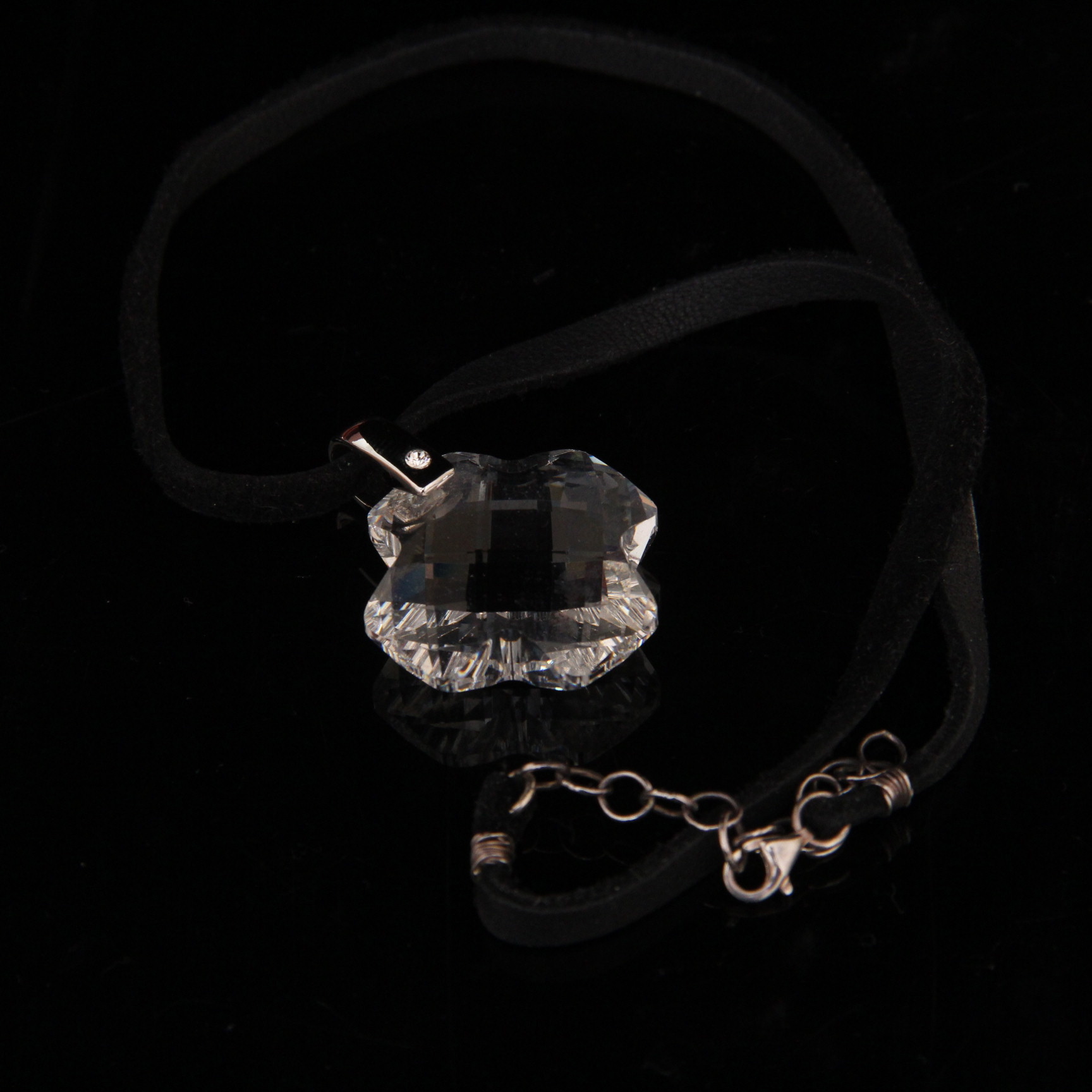 Swarovski Crystal Cross Pendant Necklace