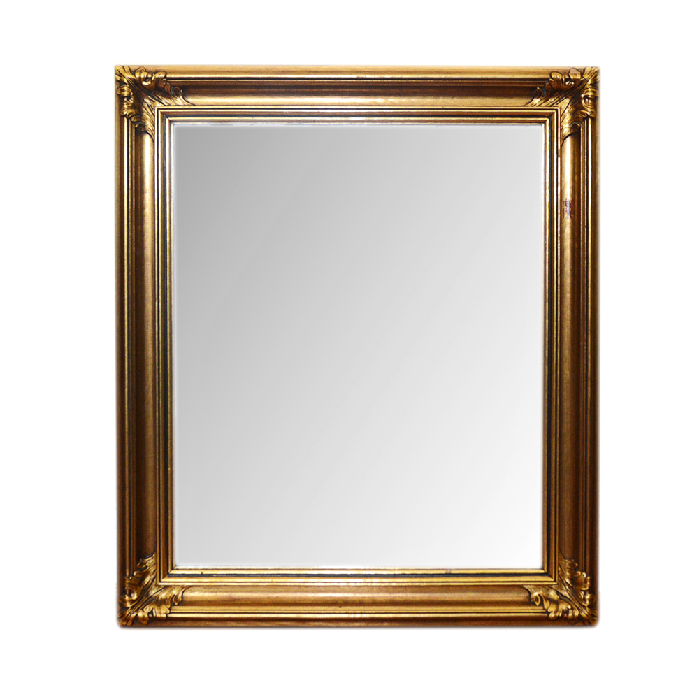 Gold Tone Wall Mirror