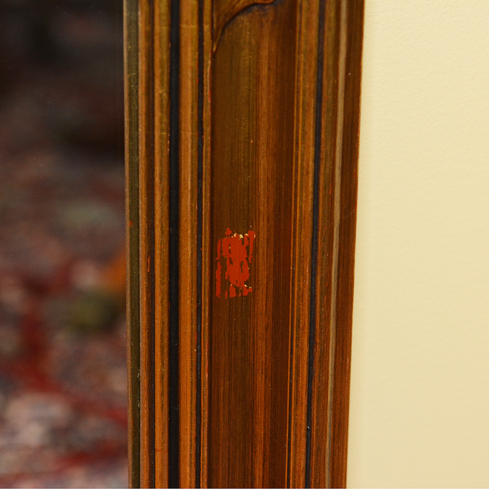 Gold Tone Wall Mirror