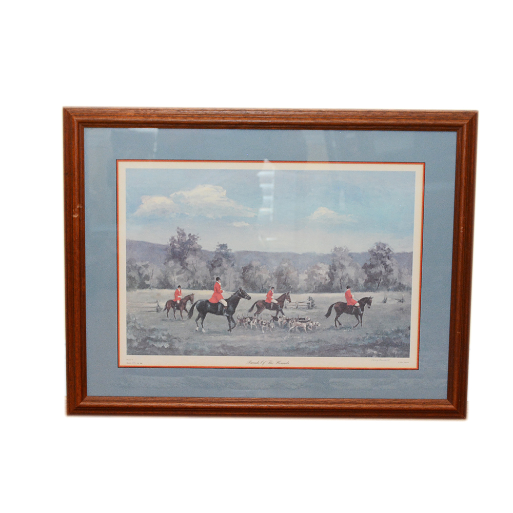 Tony Oswald Signed Limited Edition Print "Parade of the Hounds"