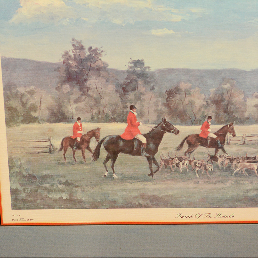 Tony Oswald Signed Limited Edition Print "Parade of the Hounds"