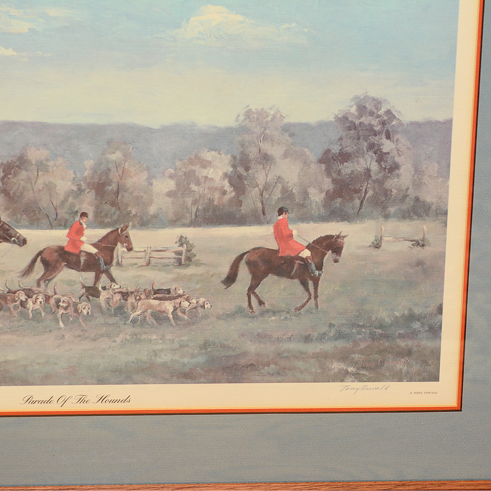 Tony Oswald Signed Limited Edition Print "Parade of the Hounds"