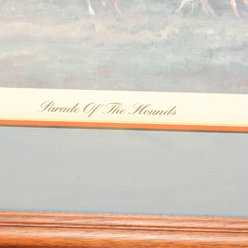 Tony Oswald Signed Limited Edition Print "Parade of the Hounds"