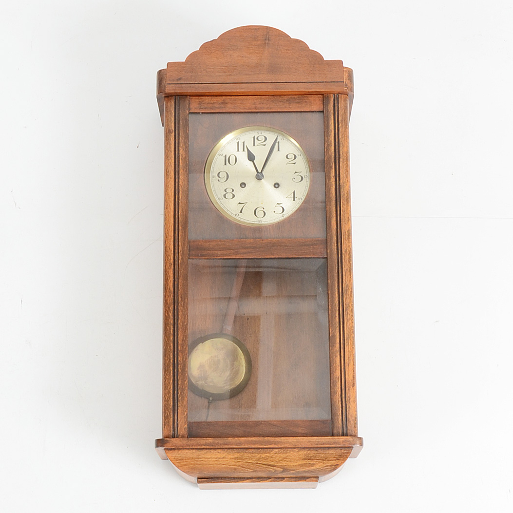 Vintage Original Mauthe Wall Clock