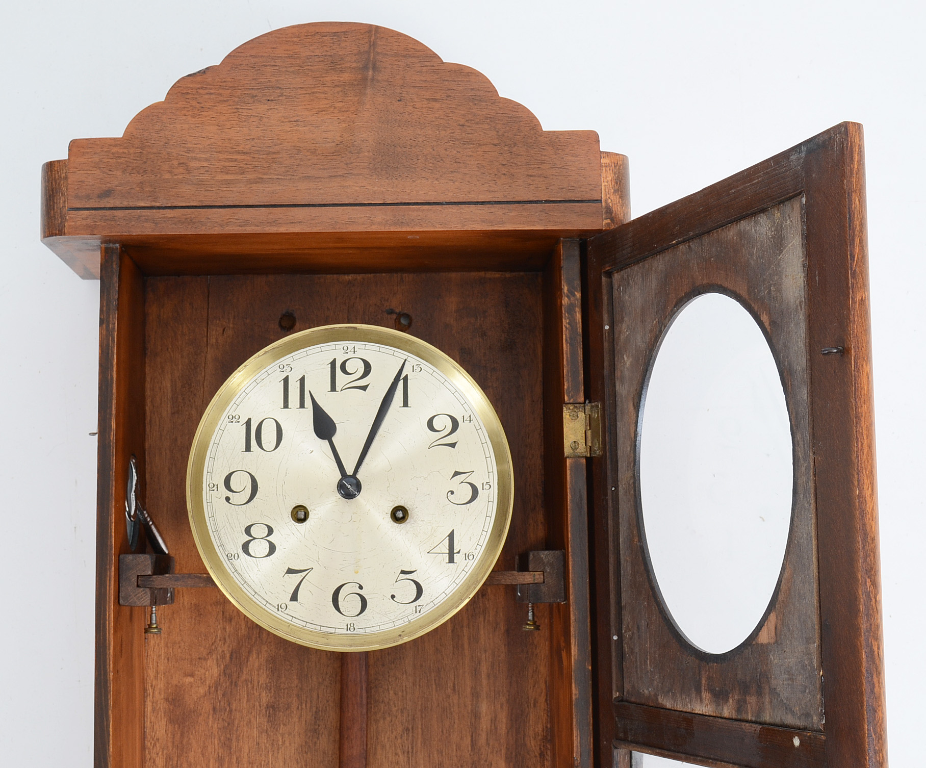 Vintage Original Mauthe Wall Clock