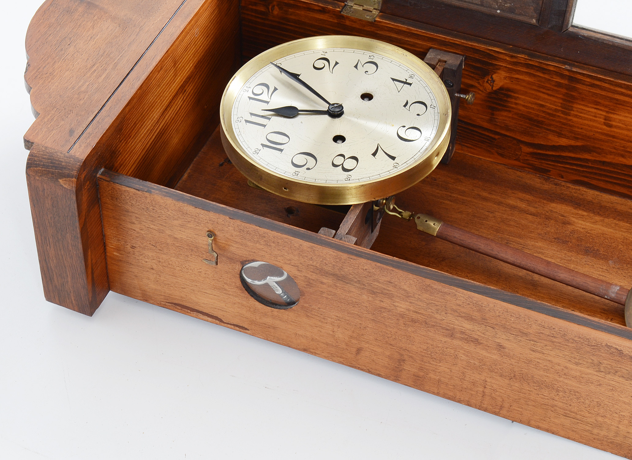 Vintage Original Mauthe Wall Clock