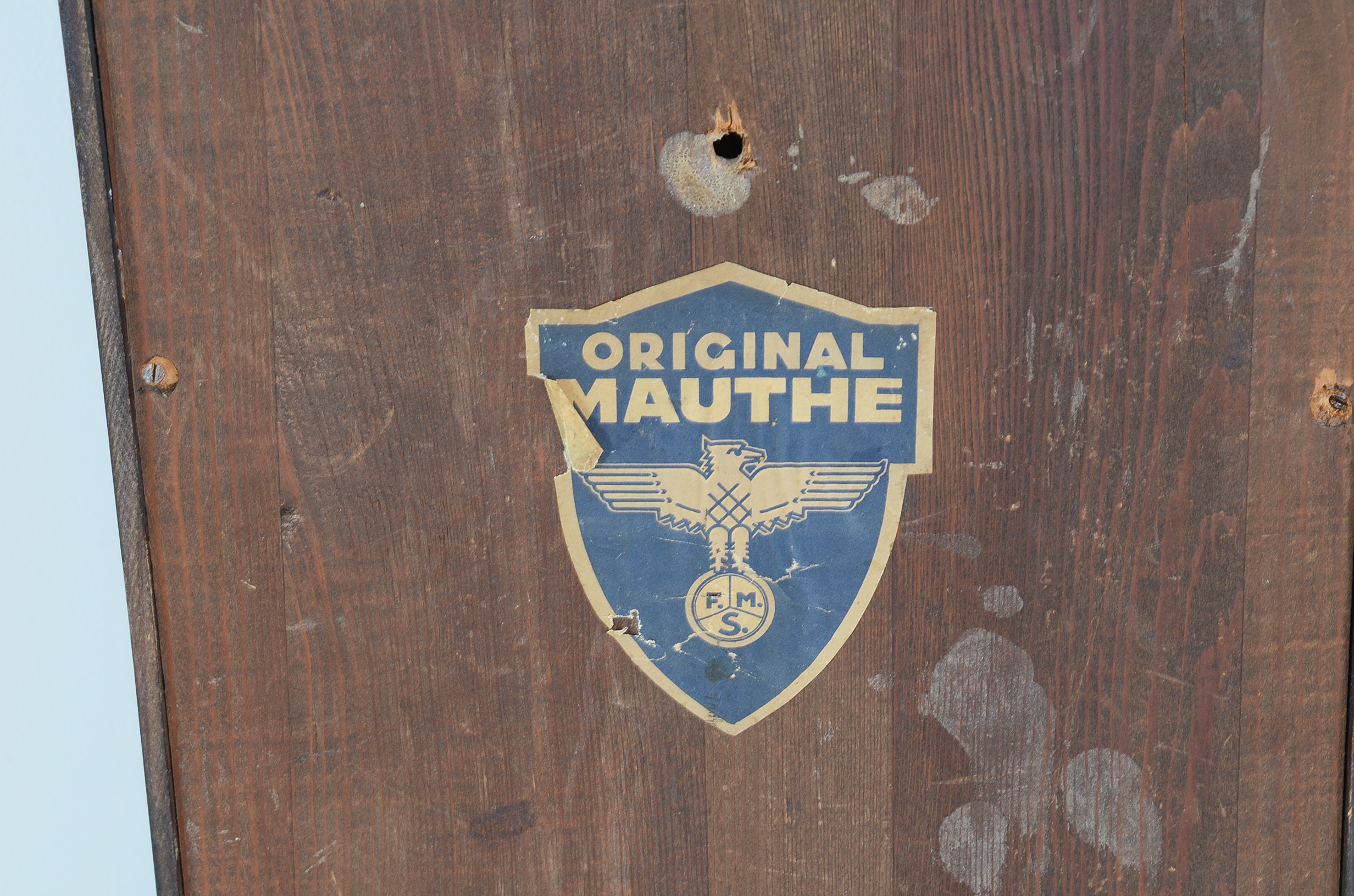 Vintage Original Mauthe Wall Clock