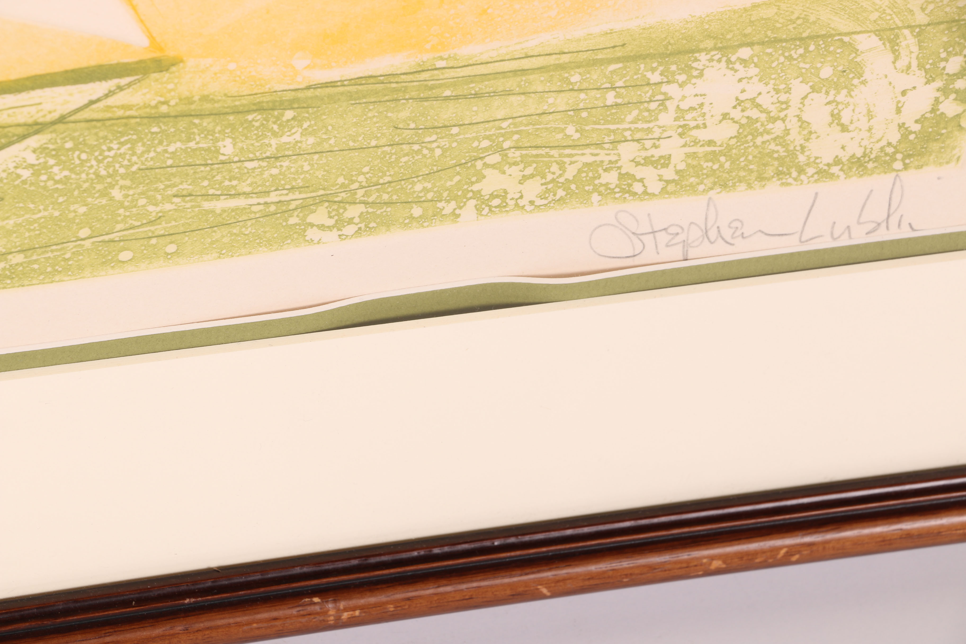 Signed Limited Edition Stone Lithograph Sailboat Print "Westbound II"